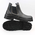 black leather cold resistant electrical insulation steel toe cap zip-up abrasion resistant waterproof work safety boots